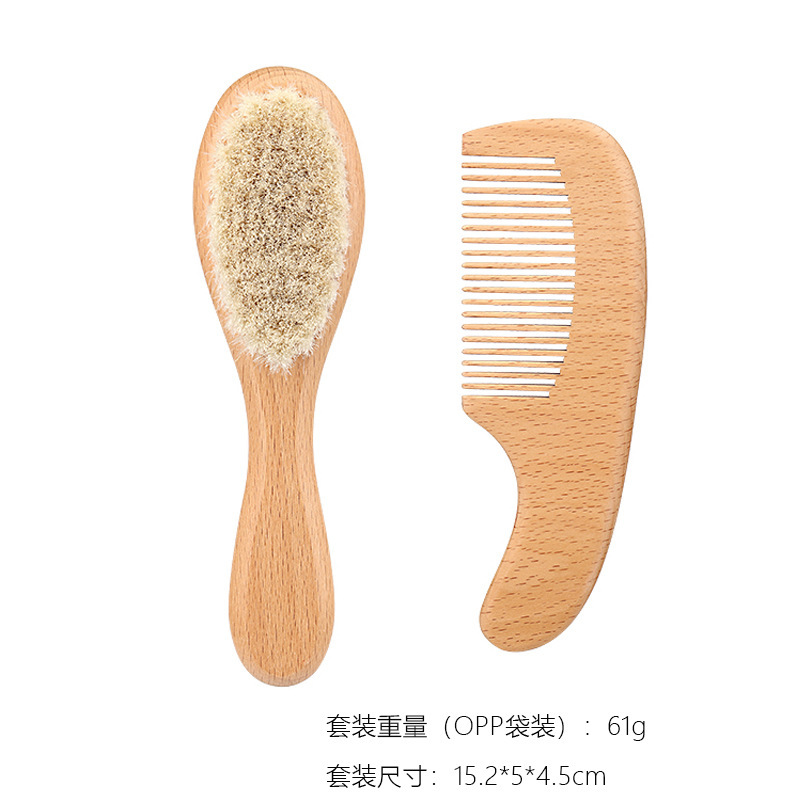 4 # Brosse en laine de hêtre + brosse plate