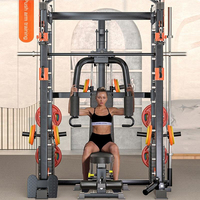 Máquina Smith Multifuncional de Venta Caliente con Cable Cruzado, Rack de Potencia Smith y Máquina de Sentadillas para Fitness