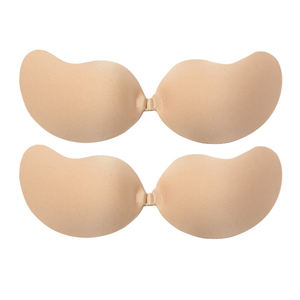 Brasier Adhesivo Invisible Sexy Para Mujer, Con Efecto <span class=keywords><strong>Push</strong></span>-<span class=keywords><strong>Up</strong></span> Mágico, Escote Profundo en V, Sin Tirantes y Sin Espalda - Product Image 4