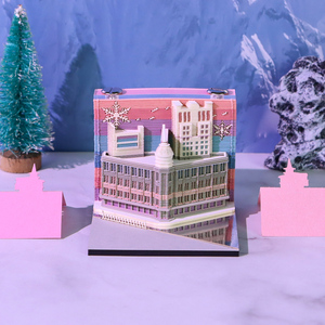 Bloc de Notas 3D, Bloc de Notas Pequeño con Diseño de <span class=keywords><strong>la</strong></span> Catedral de Santa Sofía, Paisaje de Iglesia Católica, Decoración de Escritorio, Papelería, Regalos - Product Image 2