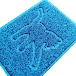 Nouveau design écologique durable belle meilleure qualité en gros PVC souple chat chien litière tapis motif animal moderne tapis lavable pour animaux de compagnie - Product Image 5