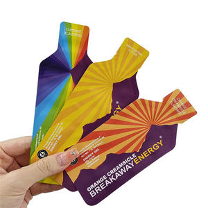 5ml 10ml 20ml 40ml 맞춤 인쇄 미니 샘플 특수 모양 파우치 에너지 젤 꿀 액상 포장 백 병 모양 사셰 - Product Image 4