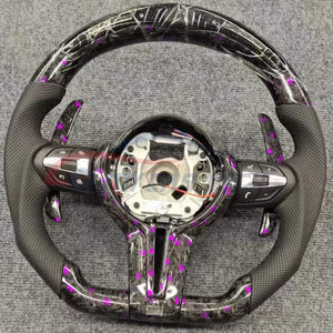 Volant en cuir et fibre de carbone avec écran LED pour <span class=keywords><strong>BMW</strong></span> 328M <span class=keywords><strong>550D</strong></span> M3 M4 5 7 Series X5 X6 X3 F10 F30 E90 E91 E12 F36 - Product Image 1