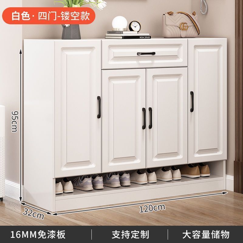 [120cm] Blanco con cuatro puertas, diseño calado