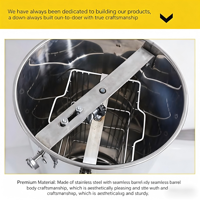 Seau extracteur de miel en acier inoxydable épaissi, agitateur, outils d'apiculture, machine à fondations pour cadres de ruches LIANHENONGMU