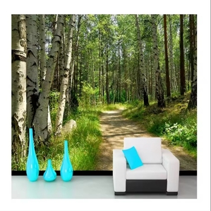 <span class=keywords><strong>Carta</strong></span> da <span class=keywords><strong>parati</strong></span> murale 3D personalizzata <span class=keywords><strong>alberi</strong></span> verdi della foresta impermeabile e antistatico per soggiorno TV sfondo <span class=keywords><strong>carta</strong></span> da <span class=keywords><strong>parati</strong></span> - Product Image 2