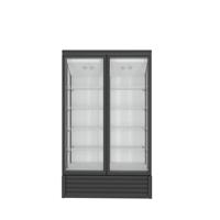Congélateur vertical commercial 1500L à porte vitrée trempée, vente directe usine, certifié CE -22°C ℃   Réfrigérateur Vitrine