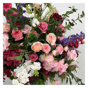 DKB Fabricante de flores artificiales Venta al por mayor Decoración de la boda del hogar 70 cm Bolas de flores Centros de mesa para la decoración de la boda - Product Image 4