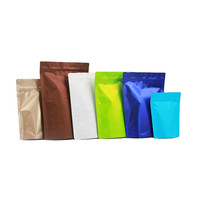 Logo personnalisé faible quantité minimale de commande numérique impression sachets en aluminium feuille zip verrouillage auto chaleur seal stand up alimentaire odeur preuve poche fermeture éclair mylar sac