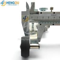 Roue en caoutchouc de haute qualité pour machine d'impression offset, roues de livraison pour chargeur de feuilles, pièces durables, longueur 10,5 cm