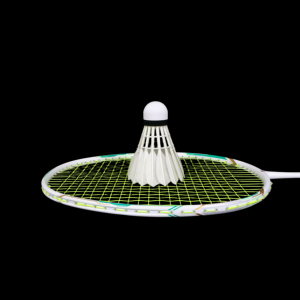 Volants de badminton LINGSHANG LS10F en plumes d'oie de classe A avec tête en liège composite - Product Image 6