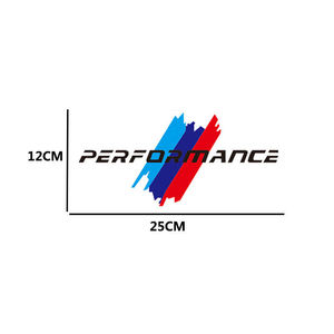 1pc Decoração Do Carro Decalque Azul-Vermelho Listrado Gráfico Hood Bumper Fender Adesivo Veículos Corpo Janela Adesivos Auto para Carros <span class=keywords><strong>BMW</strong></span> - Product Image 6