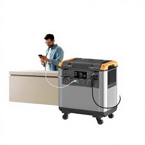 Estación de Energía Portátil Solar MPPT LiFePO4 de 4000W con Compresor de Aire y Carga para Automóvil, para Uso en Casa, Emergencias, RV y Actividades al Aire Libre - Product Image 1