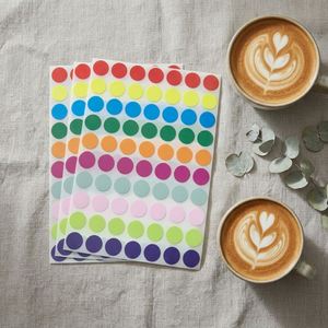 FX Factory Wholesale <b>Color</b> <b>Dot</b> <b>Stickers</b> Custom Round <b>Sticker</b> Writable for Decorating Coding Label Sheet Circle <b>Dot</b> <b>Stickers</b> - Product Image 1
