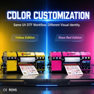 Impresora UV DTF de rollo a rollo de 320 mm para negocios de transferencia de pegatinas personalizadas / cascos / cuero / artesanía cerámica a nivel mundial - Product Image 4