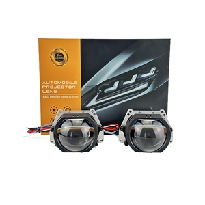 3.0 haute lentille de projecteur carrée LED universelle rénovation pour BMW Honda Audi Nissan voitures nouveau 6000k 12V6000k X5 Megan <span class=keywords><strong>2</strong></span> A3 <span class=keywords><strong>ampoule</strong></span> A4 - Product Image 4