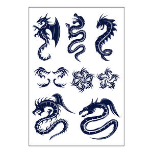 สติกเกอร์สัก<span class=keywords><strong>ลาย</strong></span>ฉลุกึ่งถาวรแบบกำหนดเอง <span class=keywords><strong>ลาย</strong></span><span class=keywords><strong>งู</strong></span>และผีเสื้อเหมือนจริง ติดทนนาน 2 สัปดาห์ <span class=keywords><strong>ลาย</strong></span><span class=keywords><strong>สัก</strong></span>ชั่วคราวแบบกระดาษ - Product Image 4