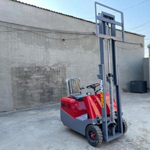 WGZN חדש סִגְנוֹן מלגזה מיני 500kg <span class=keywords><strong>800kg</strong></span> מלגזה 3 גלגלים מעברים צרים מחסנים פנימיים מלגזה חשמלית - Product Image 3