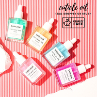 SAGALAGA Huile Scintillante pour Cuticules, Revitalisant pour Cuticules Sèches, Sérum Nourrissant pour Ongles Fissurés, Huile à Cuticules Pailletée, Étiquette Personnalisée