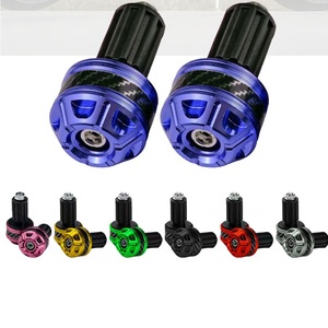 Accessoires de modification de moto : Embouts universels en fibre de carbone pour poignées de guidon, blocs d'équilibrage de guidon - Product Image 1