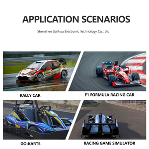 <span class=keywords><strong>Volant</strong></span> de course à fond plat de 310 mm en cuir microfibre renforcé d'aluminium pour <span class=keywords><strong>jeux</strong></span> de course GT en gros - Product Image 6