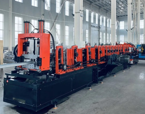 建筑农业用CZ自动互换檩条滚压成型机CZ形<span class=keywords><strong>Purline</strong></span>滚压成型机PLC发动机芯 - Product Image 4