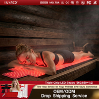 Lit de luminothérapie rouge ILUXRED en gros pour usage commercial, avec LED infrarouges proches pour le corps entier