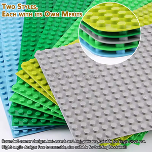 Nhỏ Hạt Lắp Ráp Nhựa Trẻ Em Xây Dựng Khối Thiết Lập Dot 16*32 Cm Baseplates VK Dot Baseplate Cho Xây Dựng Khối Đồ Chơi - Product Image 4