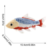 Produit phare transfrontalier : Modèle animal réaliste en PVC massif, Ornement poisson Koi pour aménagement paysager d'aquarium, Maternity Assembly