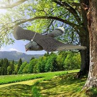 Produit Offre Spéciale Aigle Volant Sculpture Couleur Personnalisée En Plastique Aigle Volant Leurres pour Effrayer Oiseau à Oiseau Répulsif
