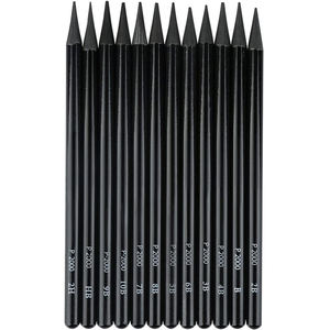 ชุดดินสอไร้ไม้ 6 แท่ง ดินสอกราไฟท์ HB 2B 4B 6B 8B EE ดินสอเนื้อนุ่ม ไม่มีส่วนผสมของไม้ ของขวัญสำหรับศิลปิน ผู้รักงานศิลป์ และผู้เริ่มต้น - Product Image 5