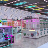 Projet de centre de jeux d'amusement Installation de divertissement Jeux à pièces Arcade Racing Shooting VR Simulator Gaming Machine
