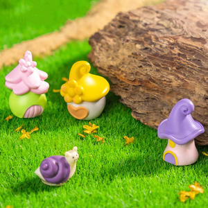 Multicolor Miniatuur Sprookjesachtige Tuin Hars Paddestoel Huis Micro Landschap Tuin Decoratie Accessoires <span class=keywords><strong>Plant</strong></span> Bloempotten Ornamenten - Product Image 3