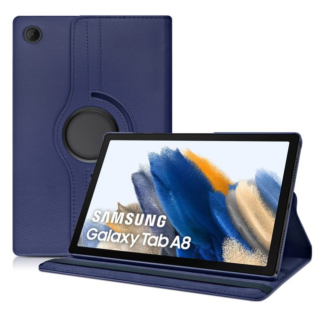 Tablet Case for Samsung Galaxy Tab A8 A7 Lite a 8.4 8.0 10.1 7.0 PU Leather Cover Sleep Wake Function 360 Rotating Stand Case