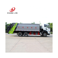 Camion compacteur de déchets Dongfeng 4x2 d'occasion, 12-18 m³ de capacité, avec bras de compression automatique et pompe à bras oscillant