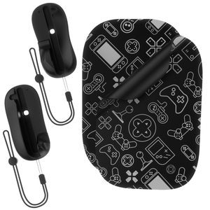 Mini souris magnétique pour Nintendo Switch <span class=keywords><strong>2</strong></span>, manette gauche droite, ensemble de tapis de souris portable, accessoires de voyage pour souris de jeu - Product Image 1
