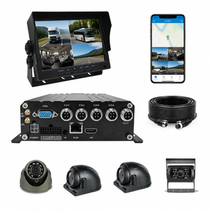 <span class=keywords><strong>Enregistreur</strong></span> <span class=keywords><strong>NVR</strong></span> DVR mobile pour véhicule AI 4CH 1080P avec 4G GPS <span class=keywords><strong>WiFi</strong></span>, système de gestion de flotte pour camion, bus, voiture - Product Image 1