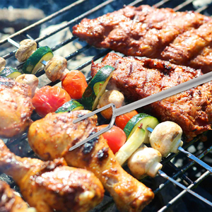 Bán buôn thép không gỉ Kính thiên văn BBQ <span class=keywords><strong>Marshmallow</strong></span> rang ngã ba nối dài cắm trại ngoài trời - Product Image 6