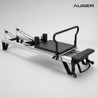 AUGER Machine de Pilates Reformer Commerciale en Aluminium, Équipement de Fitness Professionnel pour Studio, Lit d'entraînement du tronc