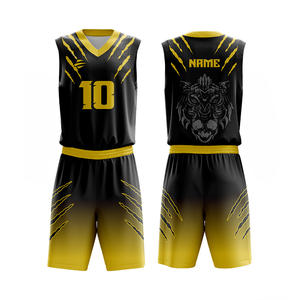 Ensemble d'uniformes de basketball en dropshipping : Maillot et short de basketball personnalisables de qualité supérieure - Product Image 4