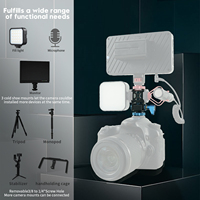 Support de microphone compatible avec DJI OSMO, plaque à triple griffe porte-accessoires, extension pour éclairage vidéo LED en aluminium