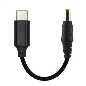 45W 65W USB 3.1 Tipe C USB-C untuk DC 20V 5.5 2.5Mm 2.1Mm Steker Listrik PD Emulator Memicu Biaya Kabel untuk Laptop