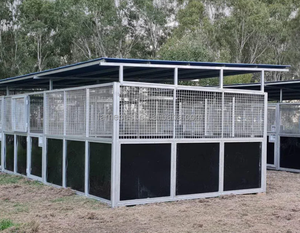 HDG kios kuda Front dengan pintu berengsel Panel stabil kuda galvanis peralatan rumah tangga kondisi baru jenis populer untuk pertanian - Product Image 1