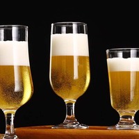 Verre à bière transparent 301-400ml, gobelet ovale réutilisable pour vin, jus, cocktail, utilisation en bar