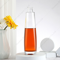Bouteille de boisson réutilisable en verre super flint personnalisée |   Emballage en boîte avec bouchon à vis/bouchon en liège pour sérigraphie 500ml/750ml pour sodas et eaux minérales