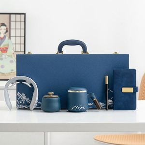 Customers Notebook Ceramic Tea <b>Cup</b> Cervical Spine Apparatus Office Items Luxury Gift Set 2024 New Product - Product Image 5