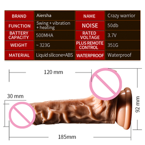 Draadloze afstandsbediening enorme dildo's zuignap penis grote realistische dildo <span class=keywords><strong>vibrator</strong></span> seksspeeltjes voor vrouwen - Product Image 3