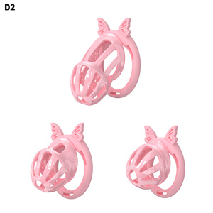 Nouvelle Cage de Chasteté 2026 Légère en Résine, Dispositif de Chasteté Masculin, Équipement de Bondage pour Hommes avec 4 Anneaux, Jouet Adulte - Product Image 3