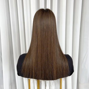 Cobertura de Cabello Europeo Coralrise, Topper de Monofilamento, Color Marrón Balayage, con Clip, Postizo de Cabello Tejido a Mano con Base Mono para Mujer - Product Image 2