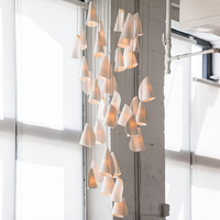 Lustre en céramique moderne et minimaliste, luminaire suspendu multi-câbles pour villa, escalier, hall d'hôtel, grand salon, décoration intérieure